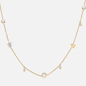 Interstellar Star Drop Necklace